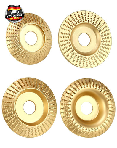 Holzschleifscheiben set - set, 4